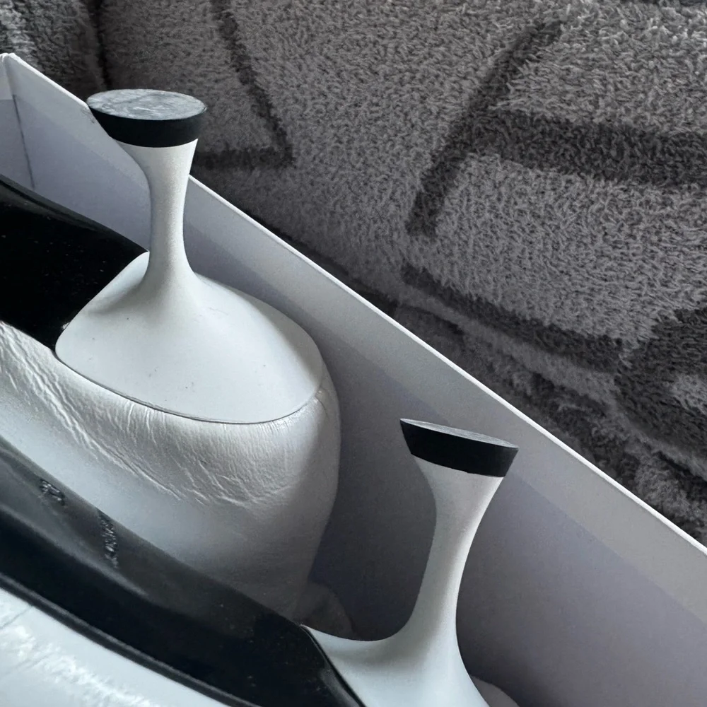 Proenza Shouler tee knee high boots baggy white nappa leather size 9 runway - Picture 16 of 16